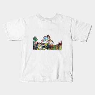 Downhill mountain biking Kids T-Shirt